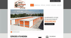 Desktop Screenshot of minibodegasplaya.com